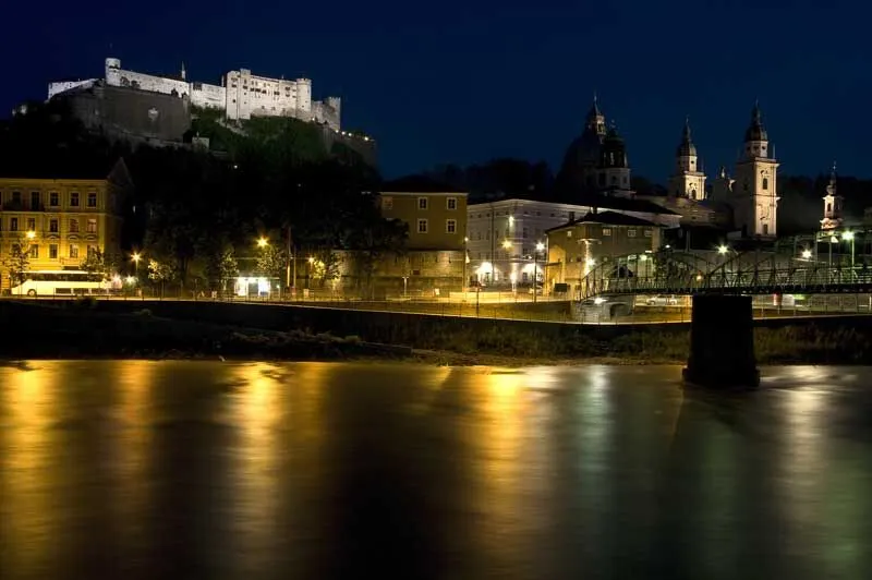 Salzburg bei Nacht